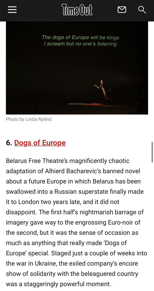 vostrication's tweet photo. https://t.co/lzitkl7Qdg
 
Time out.
“The best London theatre shows of 2022.” https://t.co/FJJf1p9Mtz