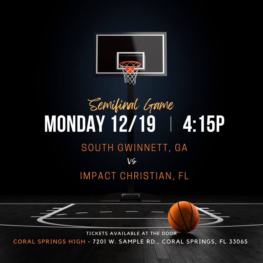 33rd <a href="/KreulClassic/">Kreul Classic</a> 

<a href="/BCAA_Sports/">BCAA Sports</a> Challenge

South Gwinnett <a href="/SGHSBasketball/">South Gwinnett Hoops</a> 
vs
Impact Christian <a href="/ica_mhoops/">ICA Boys Basketball</a> 

<a href="/KyleSandy355/">Kyle Sandy</a> <a href="/SHReport/">SouthernHoopsReport</a> <a href="/TMarkwith14/">Trent Markwith</a> <a href="/JustinBarneyTV/">Justin Barney</a> <a href="/ChrisPorterFCN/">Chris Porter</a> <a href="/MarcelASJax/">Marcel Robinson</a> <a href="/CFreemanJAX/">Clayton Freeman</a>
