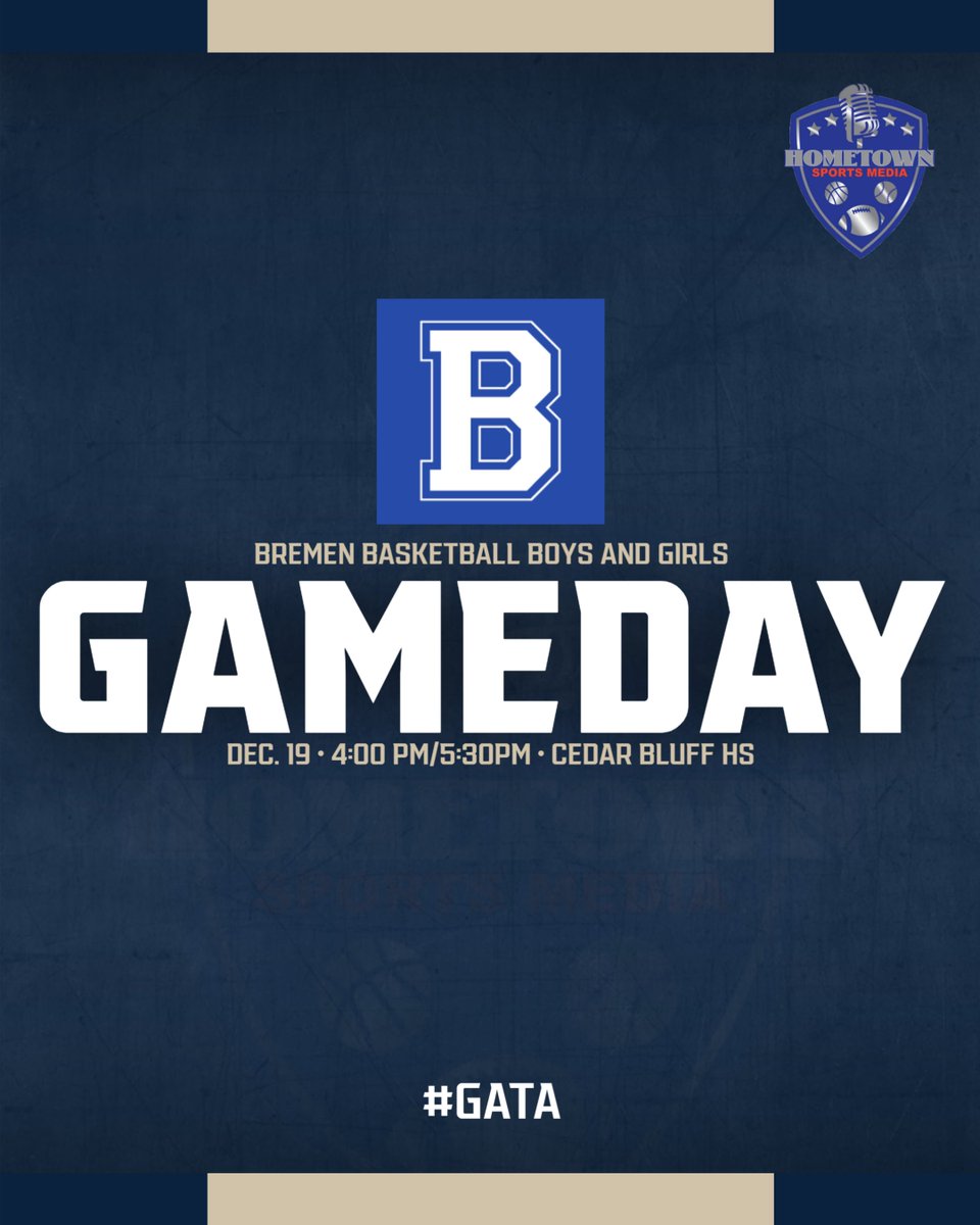 HSM_WestGA's tweet photo. The Bremen @bremenbball and Girls basketball teams are playing in the Cherokee Invitational over at Cedar Bluff HS in AL. @CBassRadio will have the call on both games today. Be sure to listen in if you can't make the trip over! 
https://t.co/abrwXgkQvW
or
https://t.co/cn8sdDmjs7 https://t.co/C27w63reIp