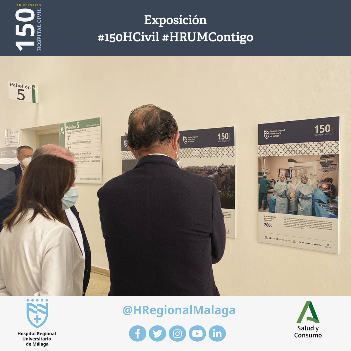 HRegionalMalaga's tweet photo. #150HCivil |
📸 A lo largo de la muestra, el centro sanitario hace un recorrido por la historia del centro desde su apertura asistencial y hasta la actualidad en 24 fotografías a gran tamaño.
#HRUMContigo https://t.co/lDXysSvNEt