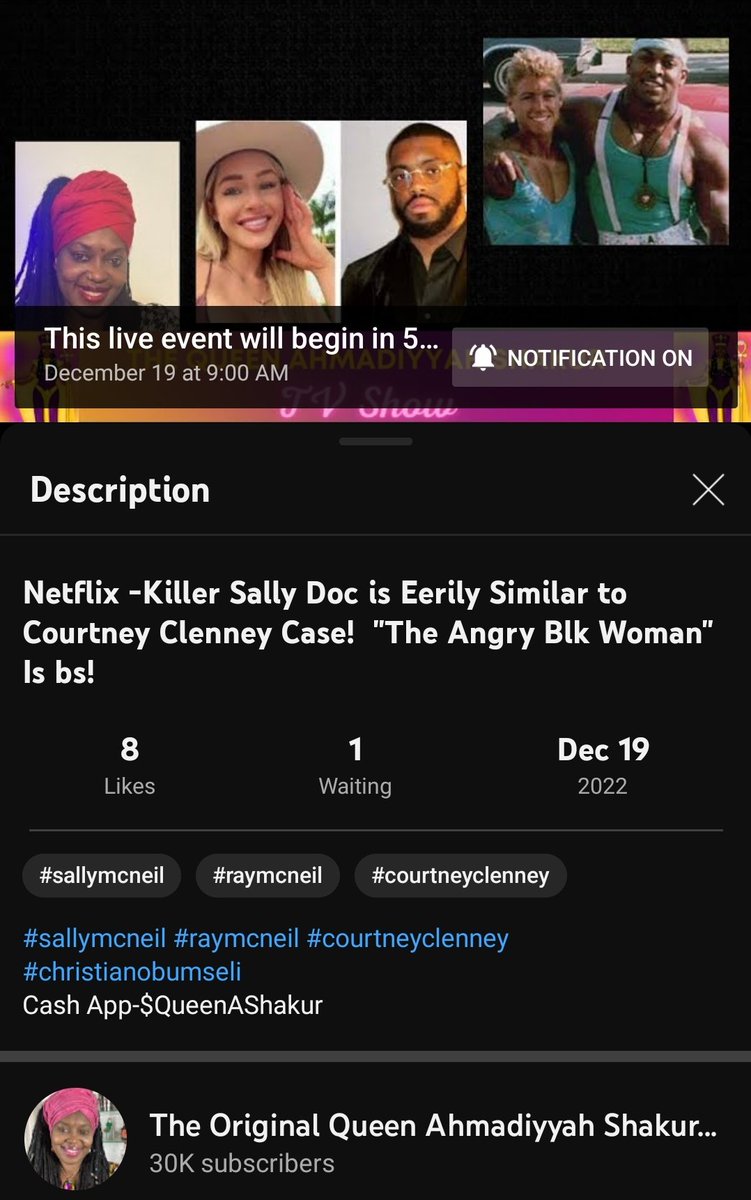 SilentDPro1992's tweet photo. Hmm...Seems like another #KKKourtneyKKKhlamydia oops I mean...#CourtneyClenney case has taken place w/ #NetflixKiller #SallyDoc. @DGoddess27 will cover this @ 9 AM EST for "Your Rising Call".
Original: https://t.co/prGlfr0FYx
TV Show: https://t.co/kcVXACE6WQ https://t.co/cXI85rO0yt