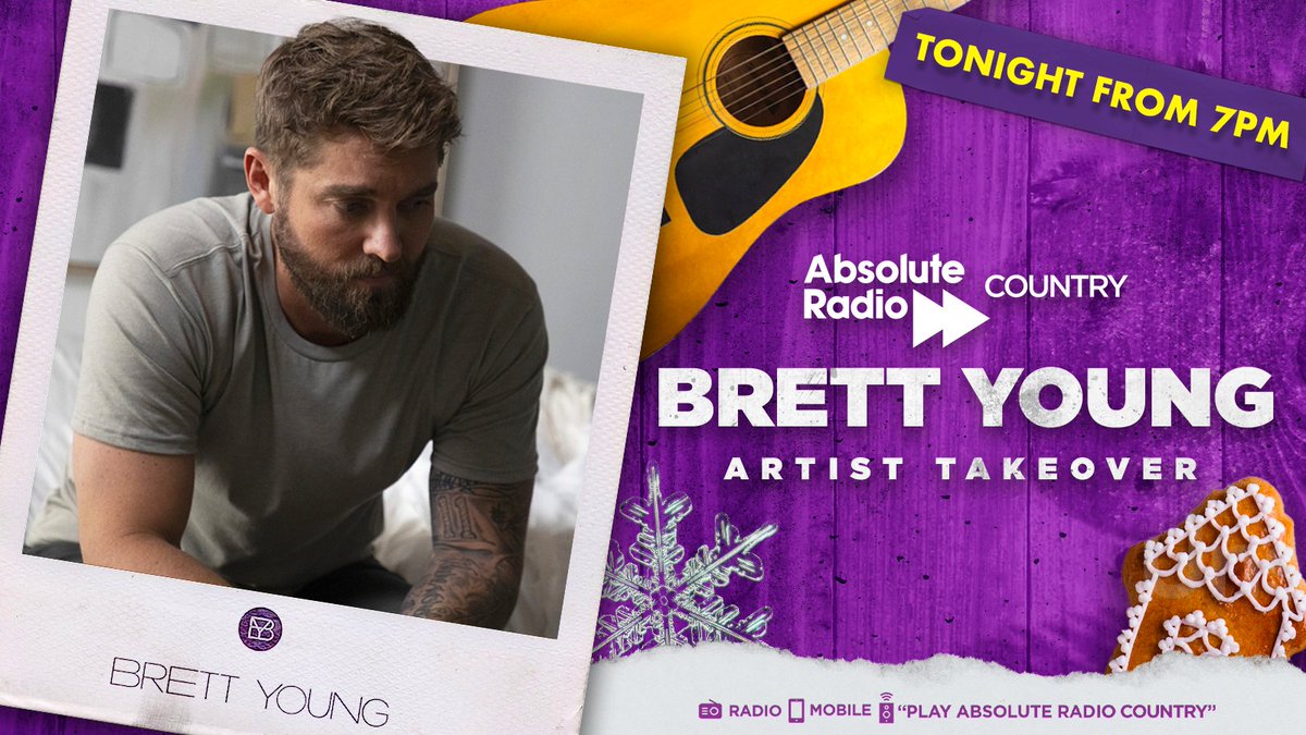 ARCountry's tweet photo. Tonight from 7pm, @BrettYoungMusic is in charge of the music on Absolute Radio Country. He'll be sharing stories from Nashville and playing some of his favourite music. 

Listen or catch-up here: 👉 https://t.co/KDTItRK7SC https://t.co/ajuOObUpc3
