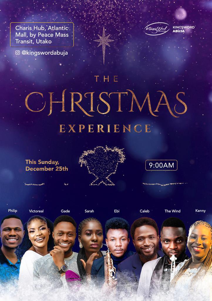 KingsWordAbuja's tweet photo. The Christmas Experience happens this Sunday. It is time!!!
#AbujaTwitterCommunity https://t.co/O1v0p9bzqD