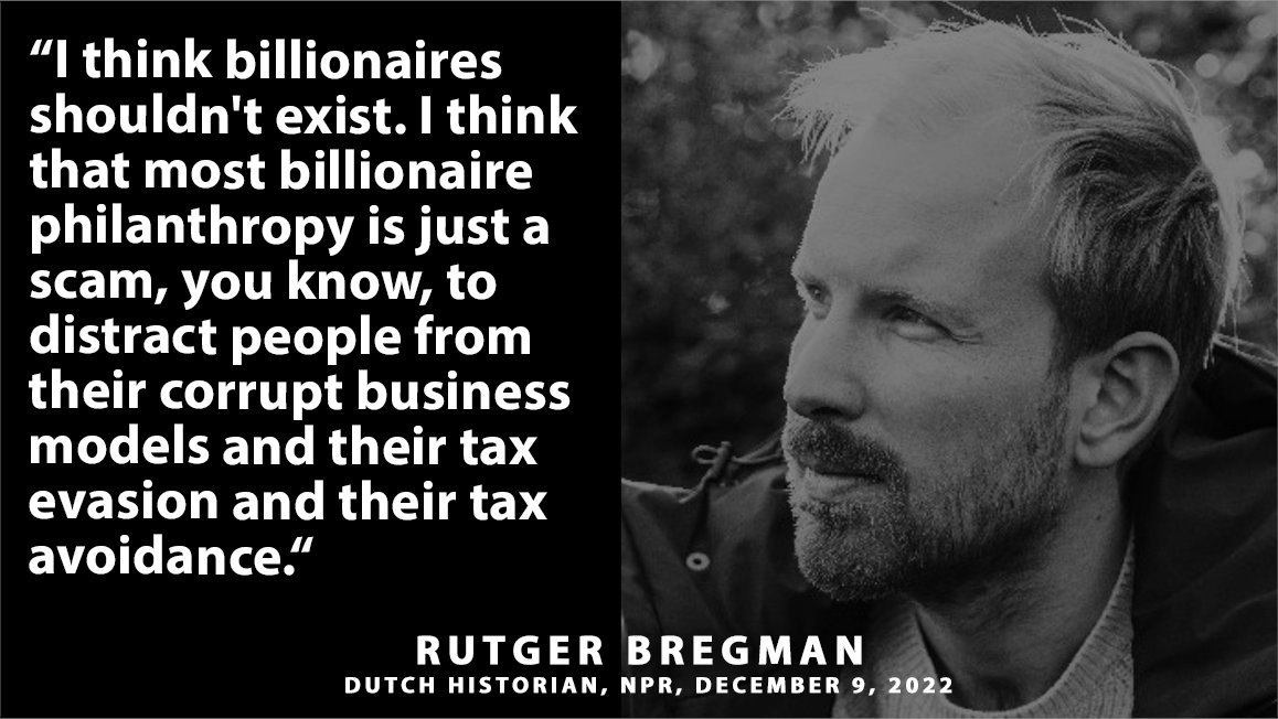 on Twitter ""I think billionaires shouldn't exist. I