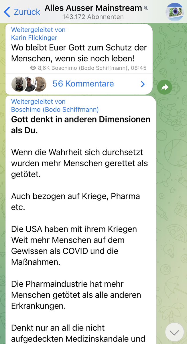 _welpenmetzger's tweet photo. Heute wieder Beichte bei und Absolution durch den Engel des Lichts #Schiffmann, der laut eigener Aussage von Gott höchstpersönlich Mails bekommt.
Halleluja, gepriesen sei #boschimo, der Menschenkindern in seiner fast göttlichen Weisheit mit Lug und Betrug zur Seite steht.
🤪🥳😂 https://t.co/7F2liYTsXo
