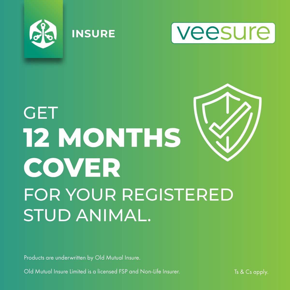 TeamSwiftVEE's tweet photo. VeeSure is a quick, convenient and easy-to-use stud animal and single transit insurance solution from SwiftVee and @OldMutualInsure.
Read more on the benefits for when you purchase livestock on one of our online auctions.
Learn more: https://t.co/1tnCT8JXNj
#VeeSure #SwiftVEE https://t.co/sQcOLTkwTv