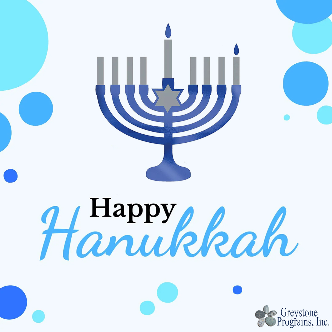 GreystonePrgrms's tweet photo. Greystone Programs wishes you and your family a Happy Hanukkah!
#GreystoneStrong #TogetherApart #Christmas #HappyHanukkah #AutismAwareness #GreystonePrograms https://t.co/movQxVU3tU