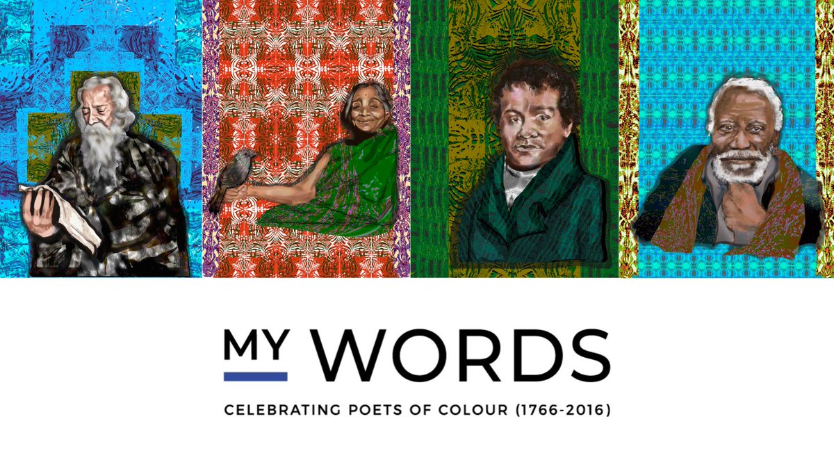 renaissanceone's tweet photo. We partnered w/ @WordsofColour to co-curate & launch โMy Wordsโ, an exhibition charting & celebrating 250 years of #poetsofcolour, feat. @BZephanaiah @Hannahlowepoet @novelniche @YusraWarsama & more, incl. a response gallery of new poetry.
Check it out: https://t.co/6Uz8uK9yJ3 https://t.co/niOSy7GiU3