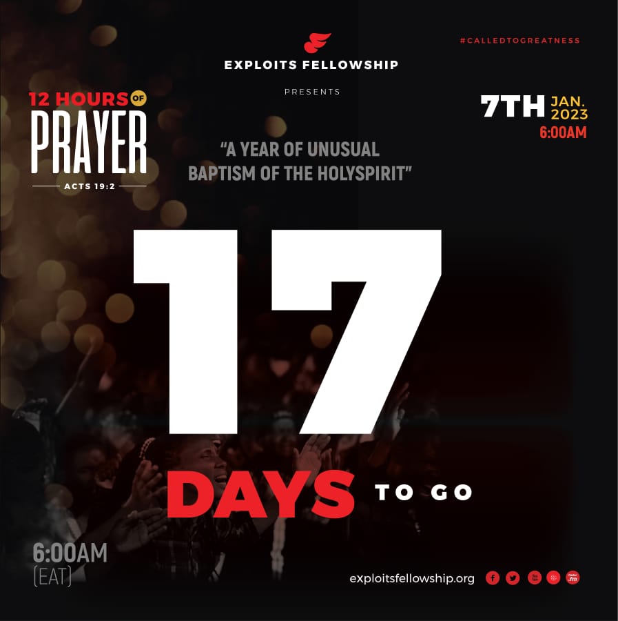 adoneghetta's tweet photo. We are drawing more closer to the big day🎉🎉🎉
#12HoursofPrayer
#ExploitsFellowship https://t.co/1HVXxC2RZC