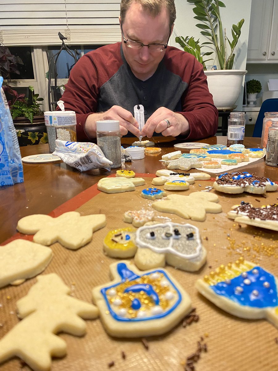 Happy Hanukkah! #cookies #Holidays #Hanukkah
