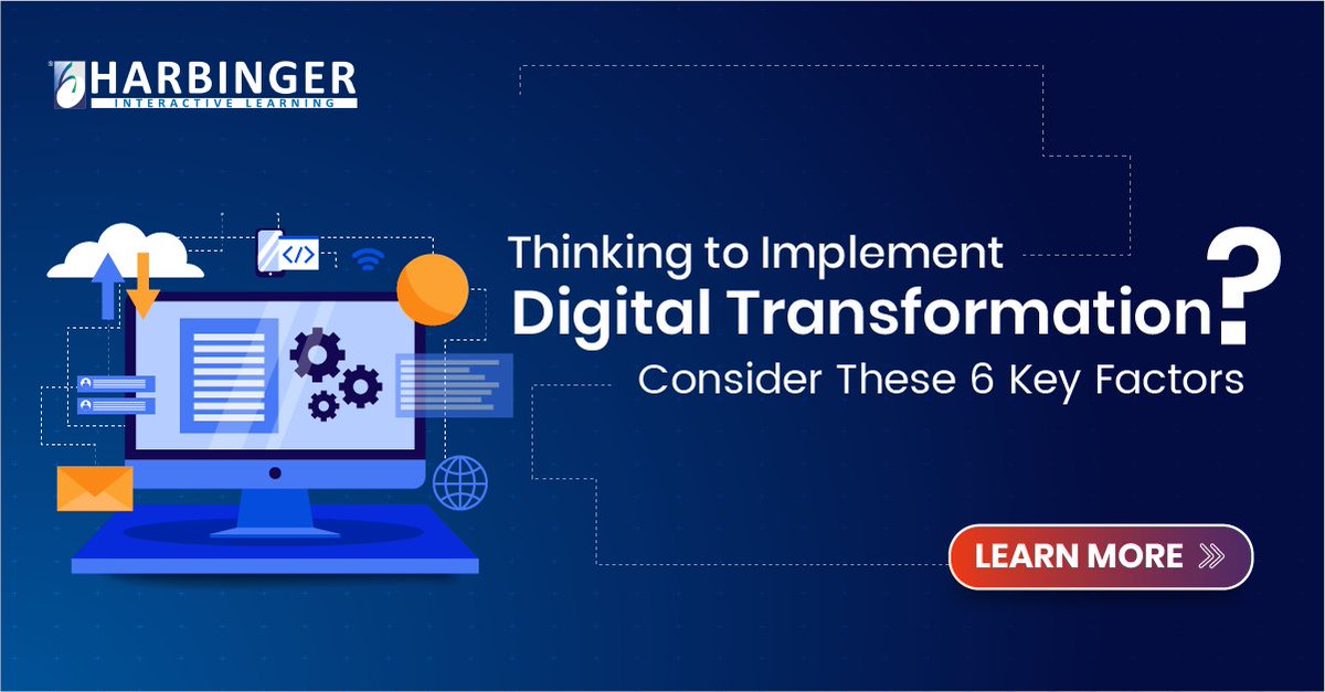 Want to know how to begin a 𝐃𝐢𝐠𝐢𝐭𝐚𝐥 𝐓𝐫𝐚𝐧𝐬𝐟𝐨𝐫𝐦𝐚𝐭𝐢𝐨𝐧 Journey? 

Read our #blog to learn more about the 6 Key Points to Consider When Thinking Digital Transformation: bit.ly/3jaOCDM

#DigitalTransformation #digitization