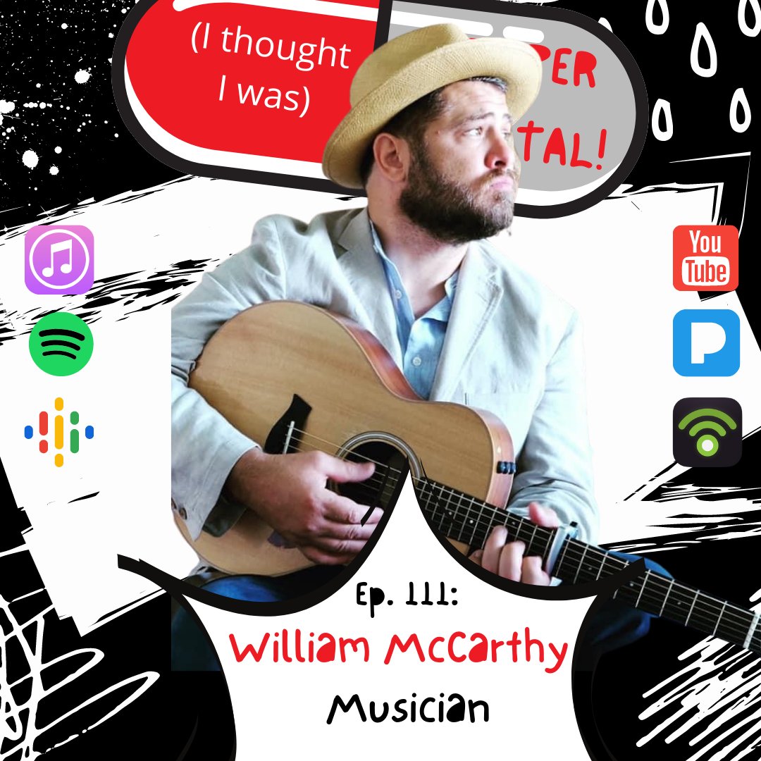 Episode 111 with <a href="/thewjmccarthy/">Billy McCarthy🔥</a> is out now!

Bill and I chat about his time in Augustines and life on the road.

We chat about his upbringing, his music, his travels and his mental health.

It’s a lovely episode and it’s out now in all the usual places! ❤️