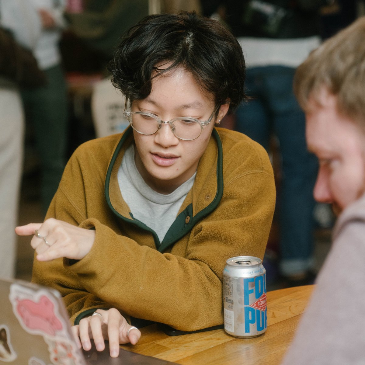 ustwo's tweet image. This year we celebrated 20 years of the London Design Festival in our Shoreditch studio. 🎉 We invited the design community to join us for portfolio reviews, talks, a studio tour, and vinyl printing on preloved clothes. #LDF2022 #LDF22 #OpenStudio @L_D_F