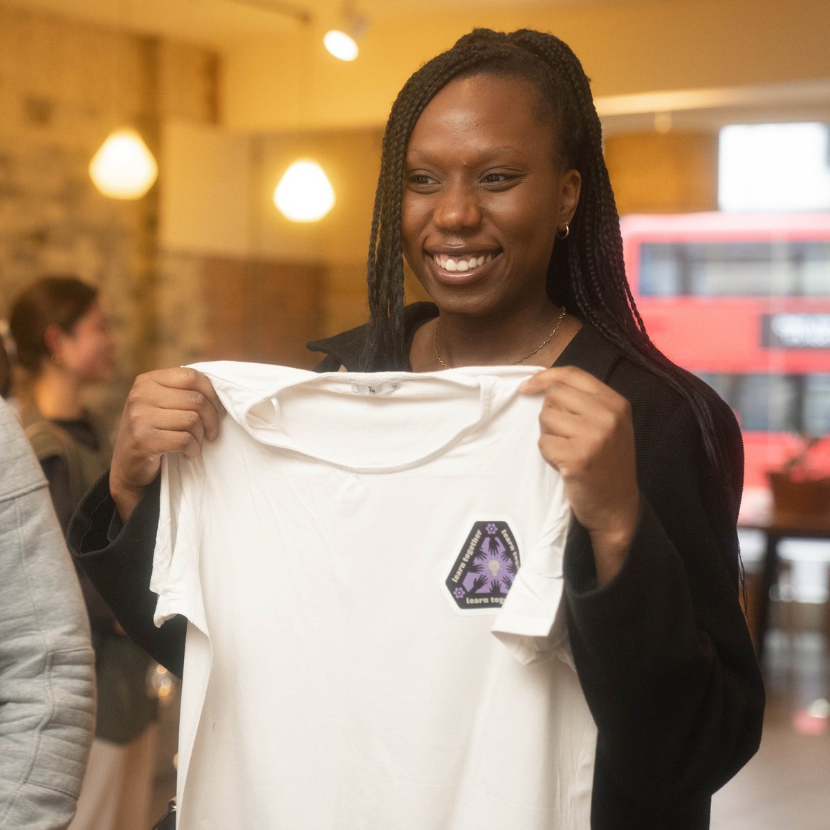 ustwo's tweet image. This year we celebrated 20 years of the London Design Festival in our Shoreditch studio. 🎉 We invited the design community to join us for portfolio reviews, talks, a studio tour, and vinyl printing on preloved clothes. #LDF2022 #LDF22 #OpenStudio @L_D_F