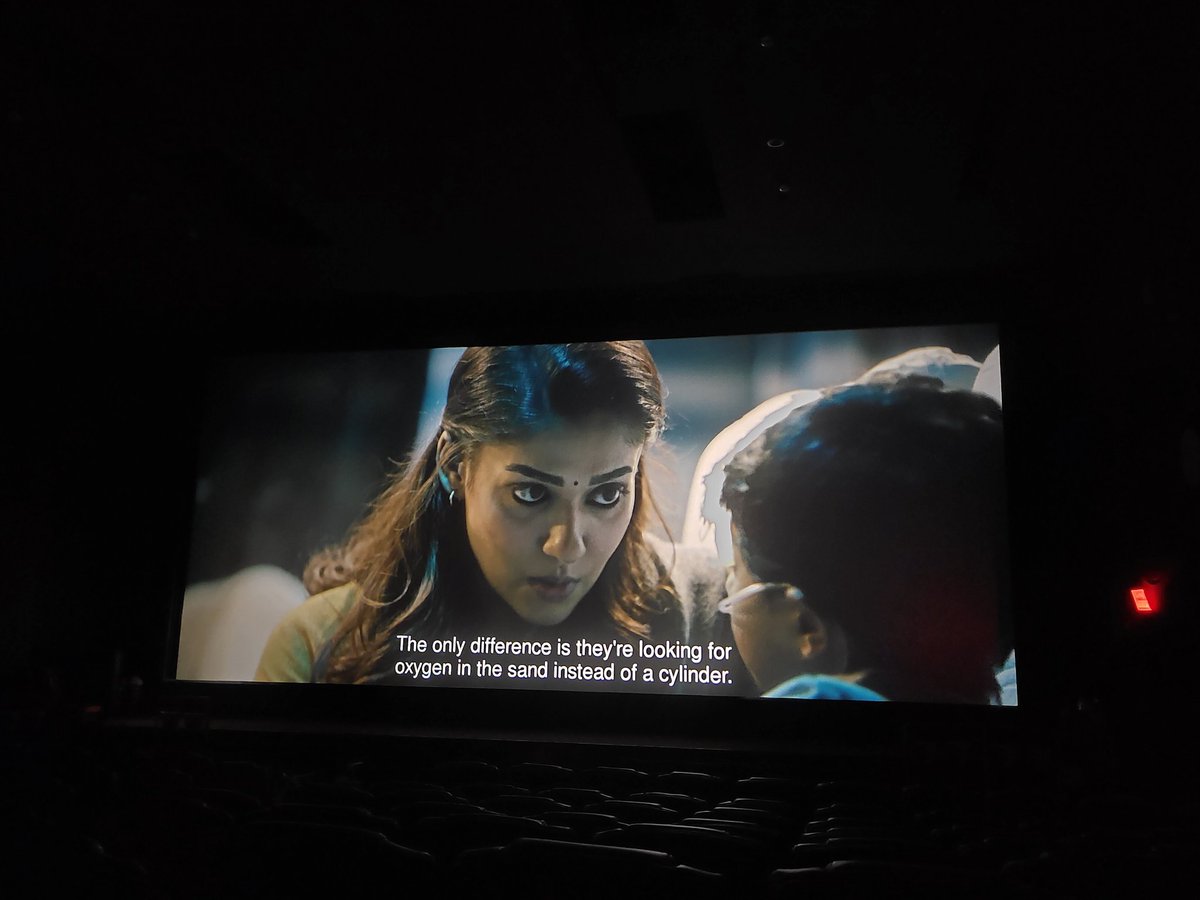 Watching Nayanthara #o2 In #CIFF2022 Chennai International Flim Festival #Nayanthara