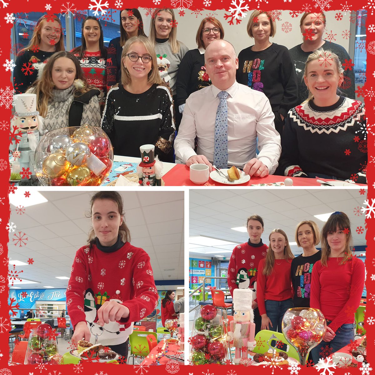 Christmas Cheer at coffee☕️time today -Thank you #BHCTY for providing #FestiveTreats today at the morning breaks for #BHCStaff🎄#StrongerTogether #ETBEthos @local_education @CypscMon