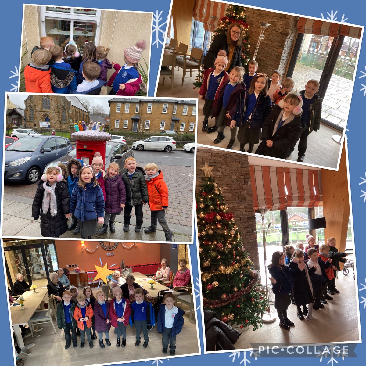 LanchesterEP's tweet photo. This morning, some of our Reception children enjoyed a walk through the village to Lynwood House, where they entertained the residents with their repertoire of Christmas songs. https://t.co/jBoRZ6mJbB