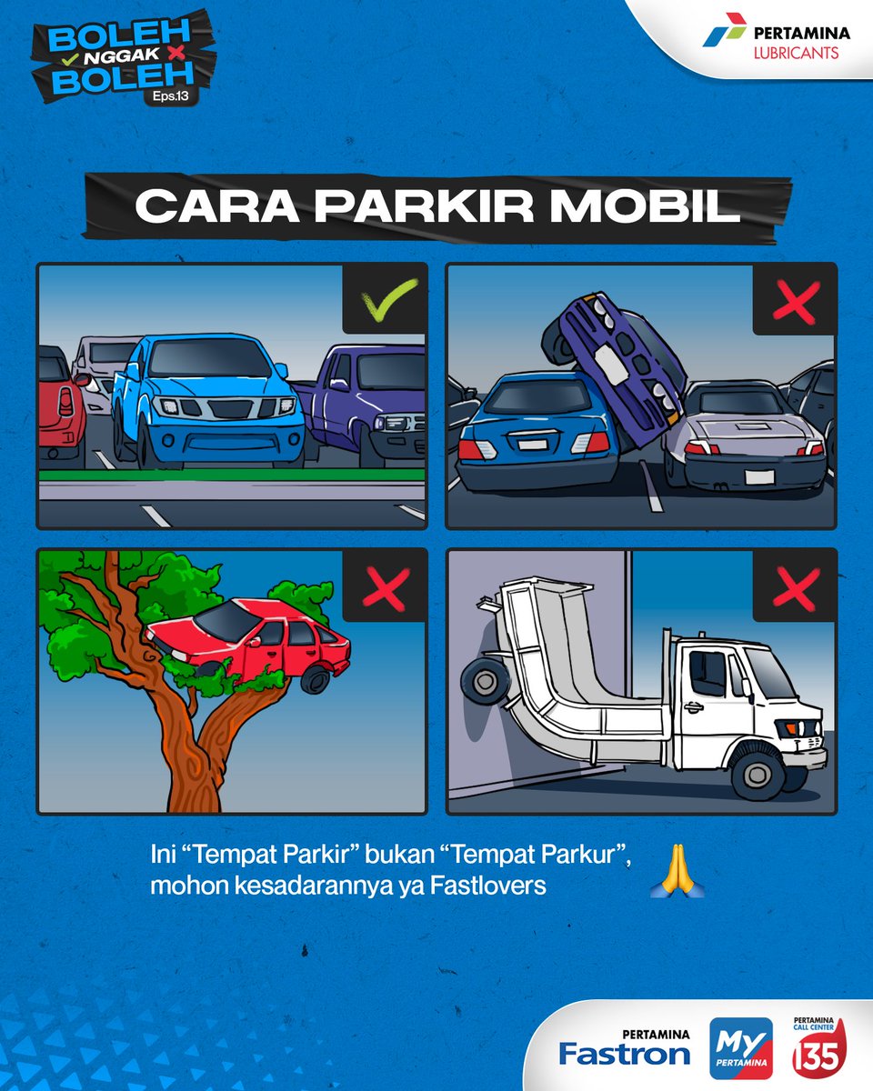 Ada-ada aja nih perilaku warga negara yang budiman. Perkara parkir aja sampe kaya gini 🙈

Kalo kamu nemu yang kaya gini, apa komentarmu Fastlovers?

#UnderstandsYou
#PerformaLebihBaik
#PercayaFastron