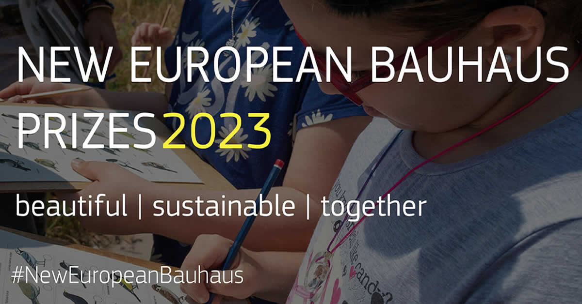 COAMadrid's tweet photo. 🏆Ya puedes participar en la convocatoria de los Premios #NewEuropeanBauhaus 2023, que reconocen la creatividad y excelencia arquitectónica.

🔸4 categorías temáticas 
🔓Presentación de candidaturas: hasta el 31 de enero a las 19h

👉https://t.co/jZAGNsk06u 

#COAMRecomienda https://t.co/gsrrLn9Sad