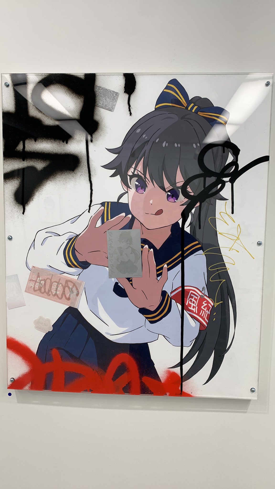 vlot Yokosukan Girl シルクスクリーン（東京風紀委員会） VLOT シルク