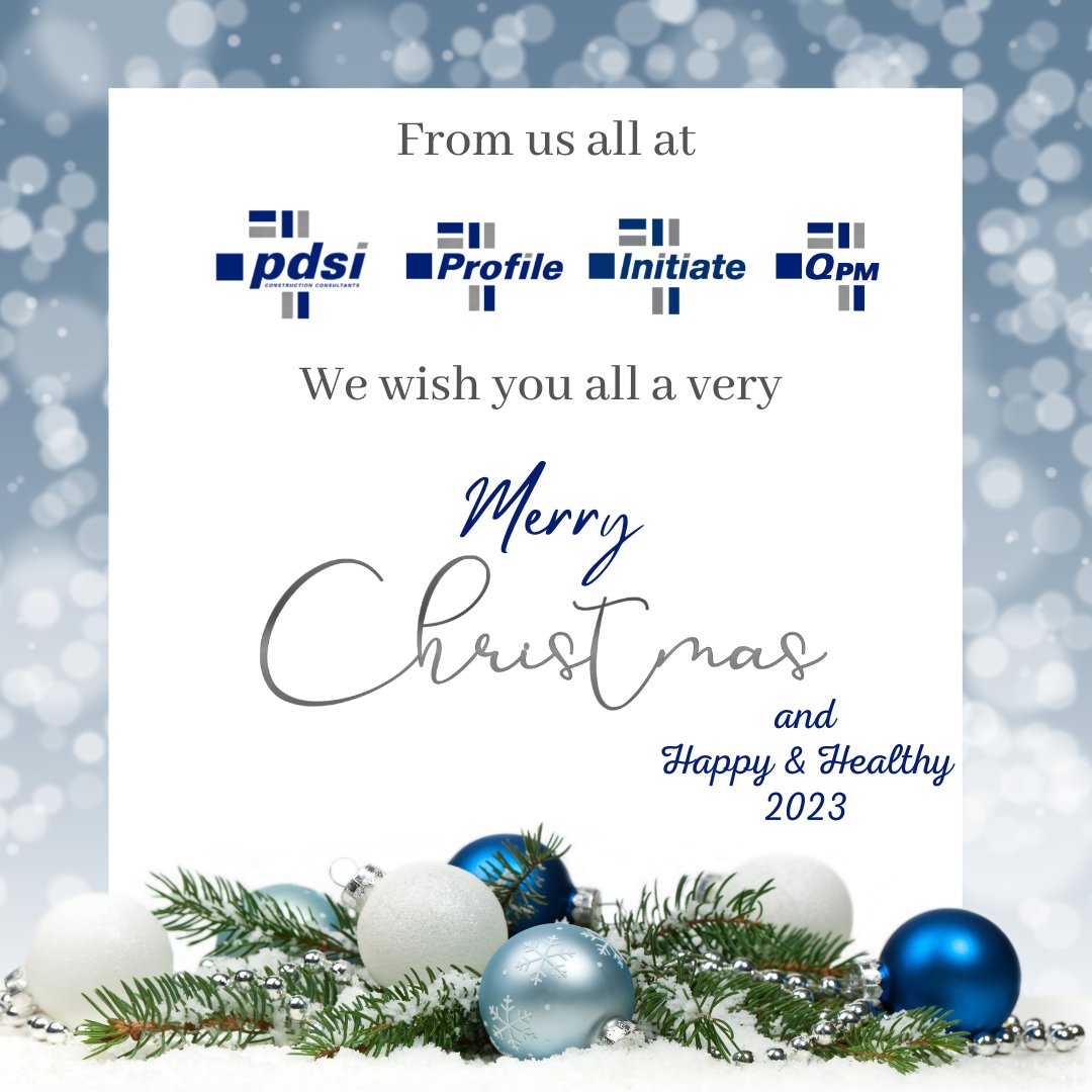 From us all at the PDSI Group, we wish you a Merry Christmas &amp; a happy 2023 🎄💙

Stay safe, enjoy the festivities and make the most of the time with your loved ones.

<a href="/PDSICC/">PDSI</a> <a href="/initiate_cl/">Initiate Consulting Limited</a> <a href="/Profile_CC/">Profile Construction Consultants</a> <a href="/profile_spain/">Profile Spain</a> <a href="/QueensboroughPM/">Queensborough Project Management</a> 

#ConstructionConsulting #infrastructure