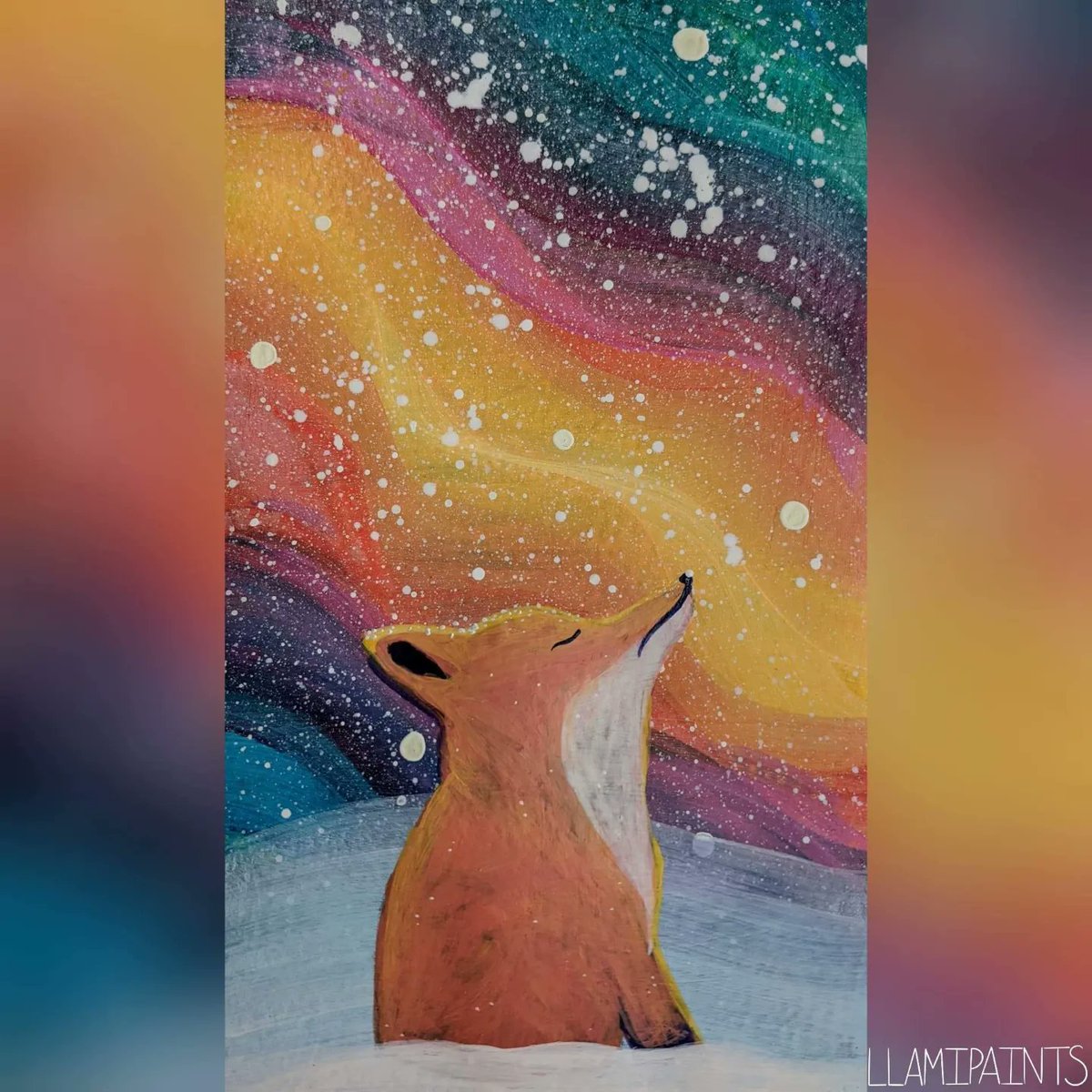llamipaints's tweet photo. A chunky Fox 🦊 
#art #artist #painting #acrylicpainting https://t.co/jg5mxqlju4