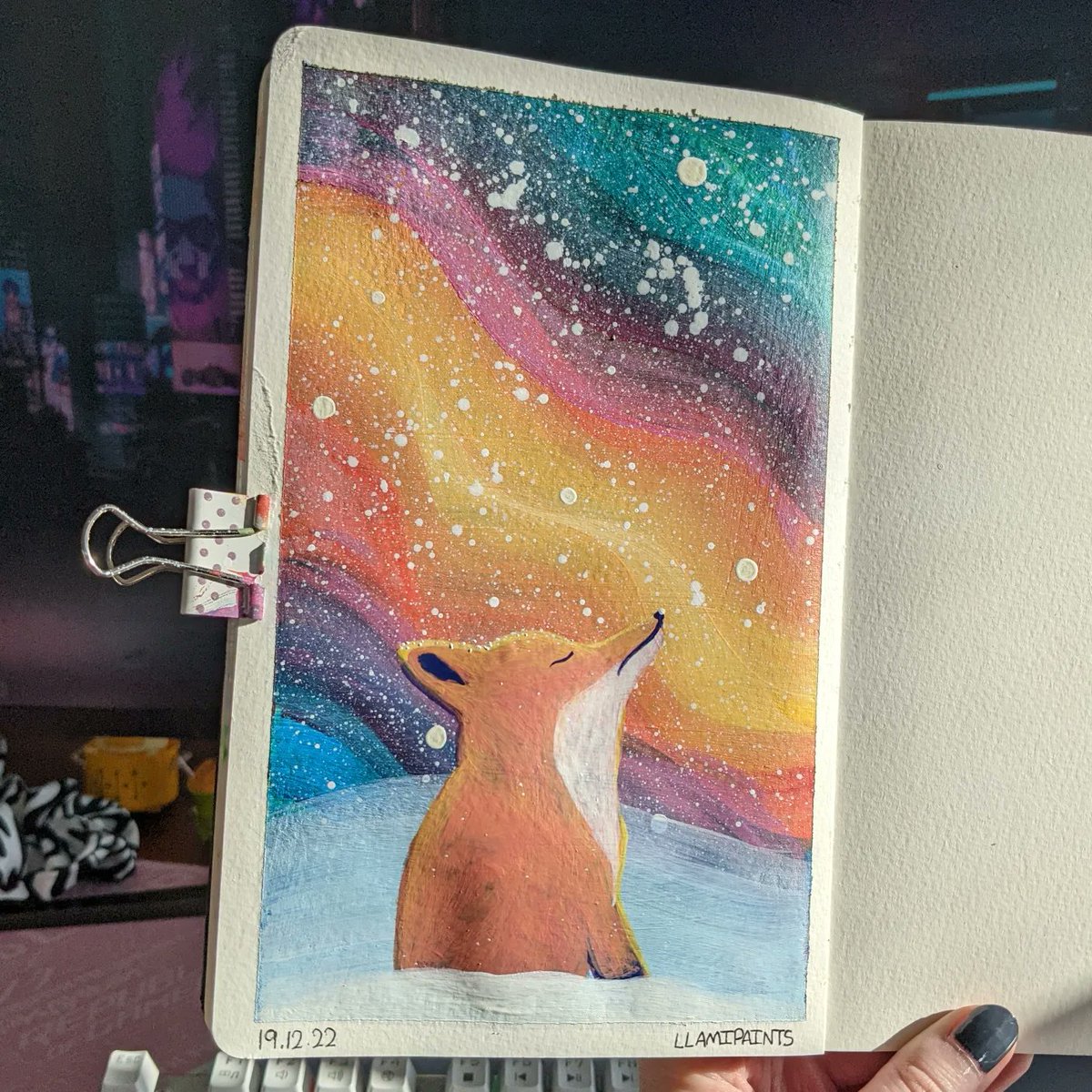 llamipaints's tweet photo. A chunky Fox 🦊 
#art #artist #painting #acrylicpainting https://t.co/jg5mxqlju4