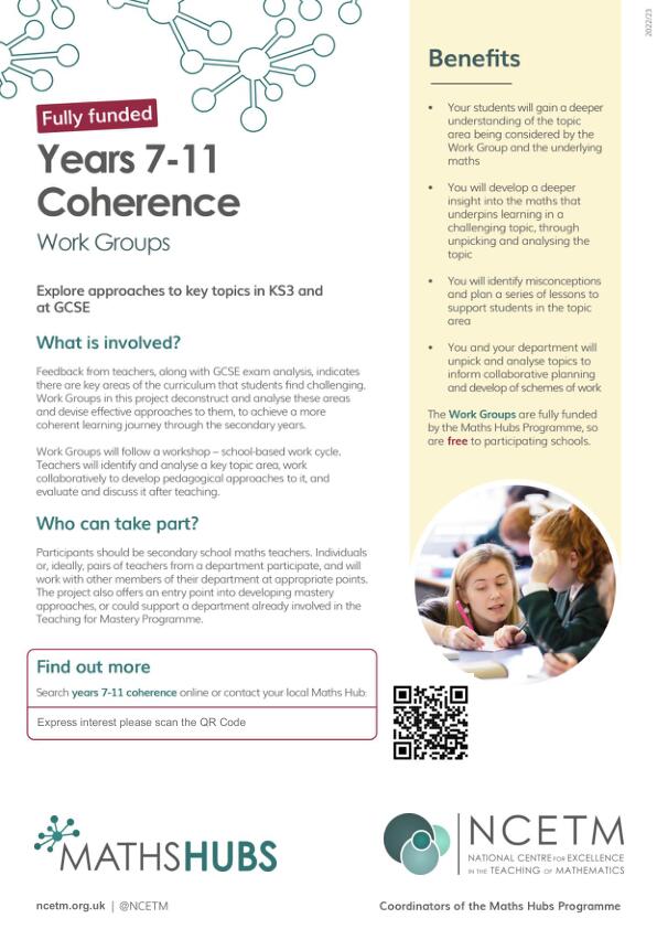 GNMH_MathsHub's tweet photo. 📣HURRY.... don't miss out on this NEW WORK GROUP IN 2023📣

Get signed up today for this new exciting work group, quickly before all spaces are gone 👇👇👇👇👇
https://t.co/eBf00i4dJN https://t.co/fcVfNpkwmD
