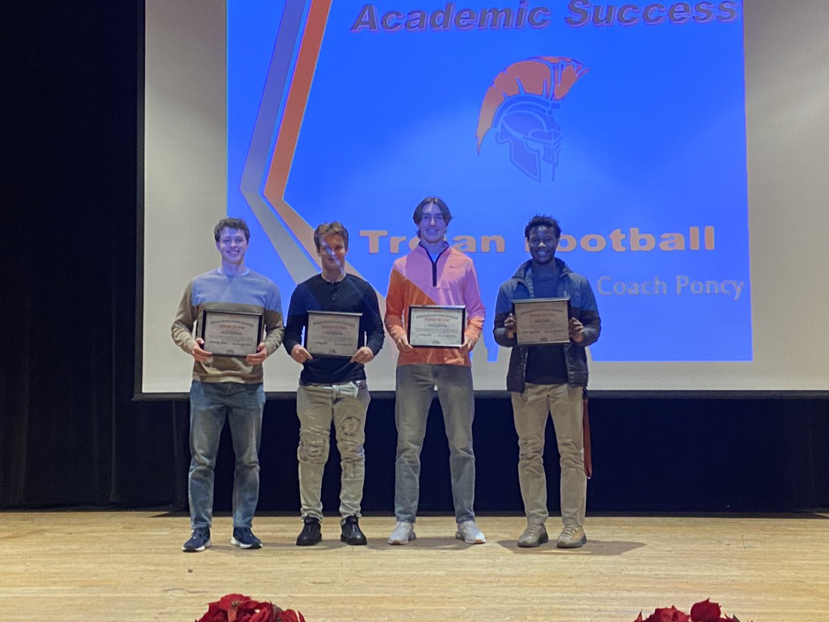 Park Hill Trojans Football (@phtrojansfb) on Twitter photo These young men were recognized for their Academic efforts.
2022 Academic All-State:
(Left-Right)
Riley Dantzscher (<a href="/dantzscher12/">Riley Dantzscher</a> )
Colin Freeman (<a href="/CFreeman2023/">Colin Freeman</a> )
Teague Wachter (<a href="/TeagueWachter/">Teague Wachter</a> )
Bryce Lisaka (<a href="/BryceLisaka/">Bryce Lisaka</a> )
Absent:
Jordan Rider (<a href="/JordanRider18/">Jordan Rider</a> )
<a href="/CoachAndySims/">Coach Sims</a> These young men were recognized for their Academic efforts.
2022 Academic All-State:
(Left-Right)
Riley Dantzscher (<a href="/dantzscher12/">Riley Dantzscher</a> )
Colin Freeman (<a href="/CFreeman2023/">Colin Freeman</a> )
Teague Wachter (<a href="/TeagueWachter/">Teague Wachter</a> )
Bryce Lisaka (<a href="/BryceLisaka/">Bryce Lisaka</a> )
Absent:
Jordan Rider (<a href="/JordanRider18/">Jordan Rider</a> )
<a href="/CoachAndySims/">Coach Sims</a>