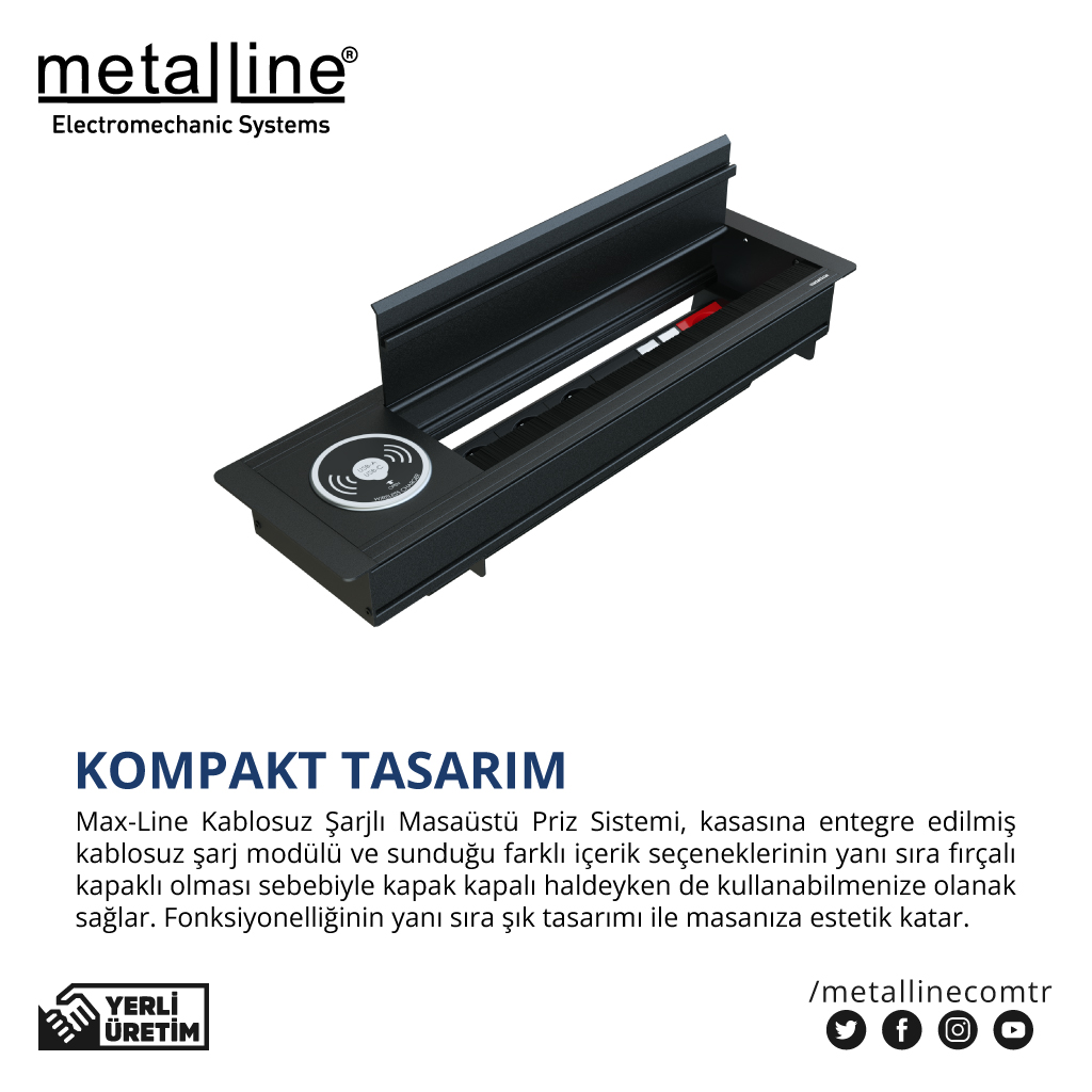 Metallinecomtr's tweet photo. Max-Line Modelimiz Şimdi Satışta! Hemen Keşfet!

Max-Line Kablosuz Şarjlı Masaüstü Gömme Priz Sistemi; ara bağlantı elemanı ihtiyacı duymadan telefonunuzu şarj edebilmenizi sağlar.

Hemen Keşfet
https://t.co/rXiH7PbizH https://t.co/VqIYLvEOow
