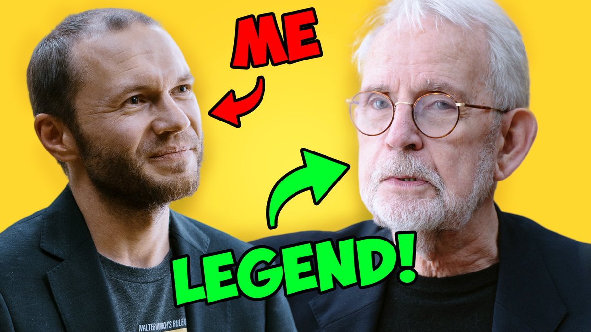 My interview with editing legend, Walter Murch, is out and ready to watch!
youtu.be/oLFgZtVos0w