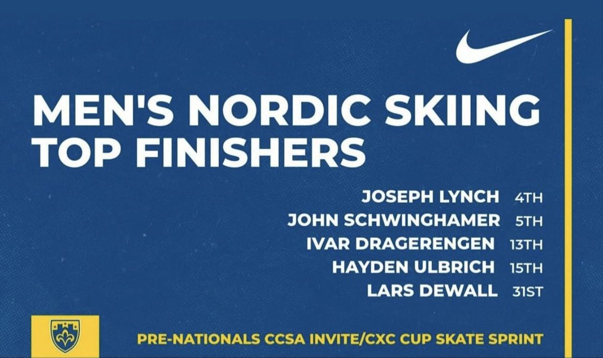CSSsaints's tweet photo. Yesterday’s top finishers for the skate sprint. #SaintsRiseUp https://t.co/C1y4i90q2E