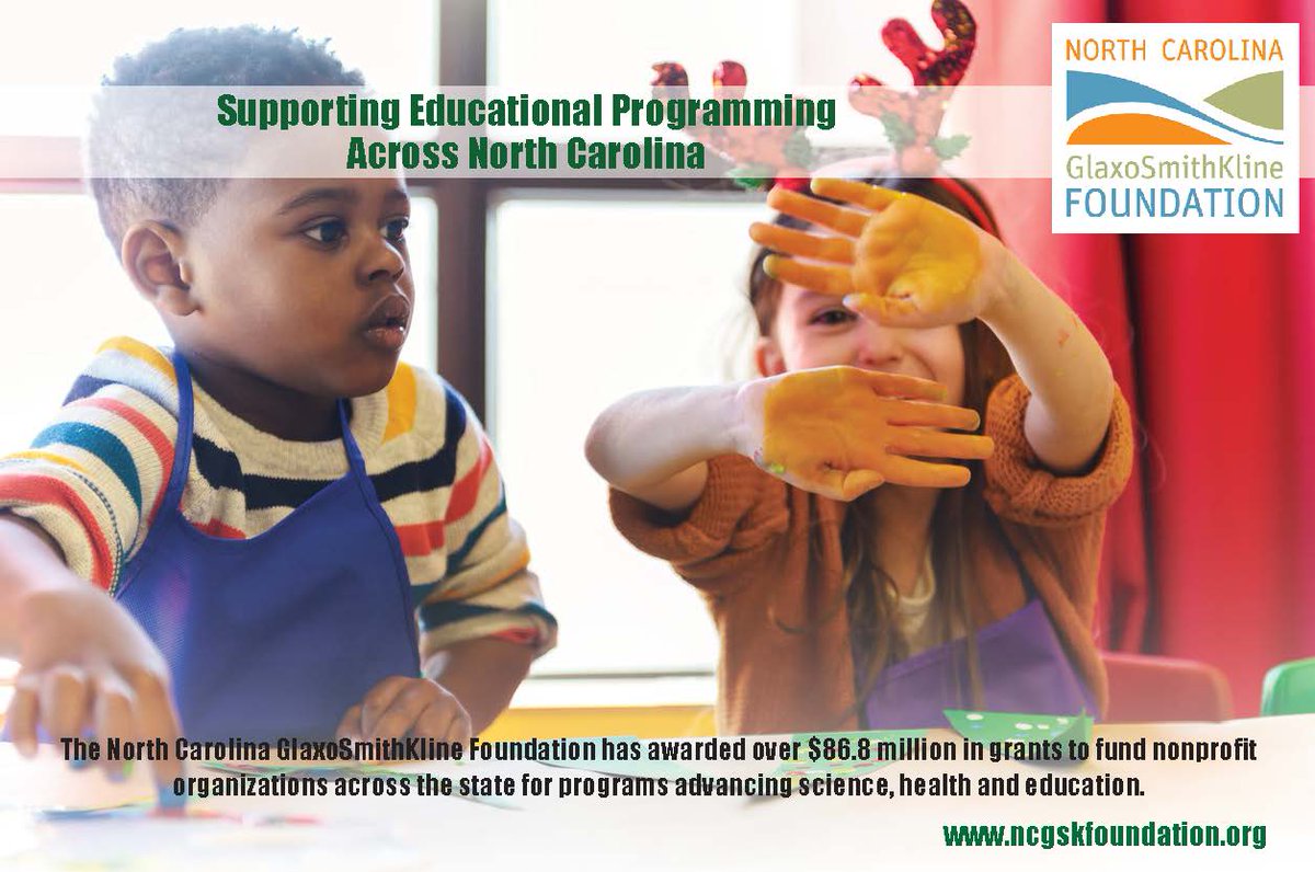 Hope your holidays are filled with love, laughter, and science! Cheers from the NC GlaxoSmithKline Foundation staff to making a difference in 2022.