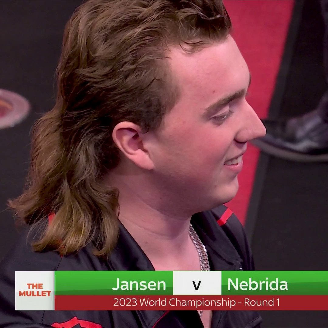Sky Sports Darts on X: STRONG mullet game from Danny Jansen
