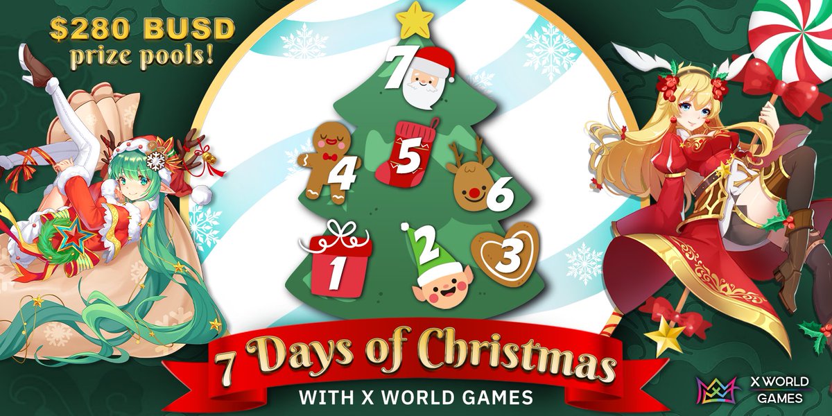 xwg_games's tweet image. 🔺Official Announcement🔺
#XWG #Christmas Advent Calendar Event 🎄🎅 begins TODAY 📣

💰280 #BUSD prizes will be awarded to 7 WINNERS throughout the week 😎 

📍Participants MUST RETWEET 🔁 this tweet before completing the tasks on Gleam to be eligible ➡️ loom.ly/NRMG-F8