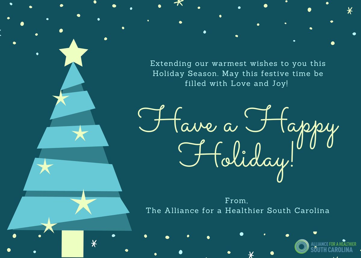 Happy Holidays from the Alliance for a Healthier SC! - mailchi.mp/scha.org/happy…