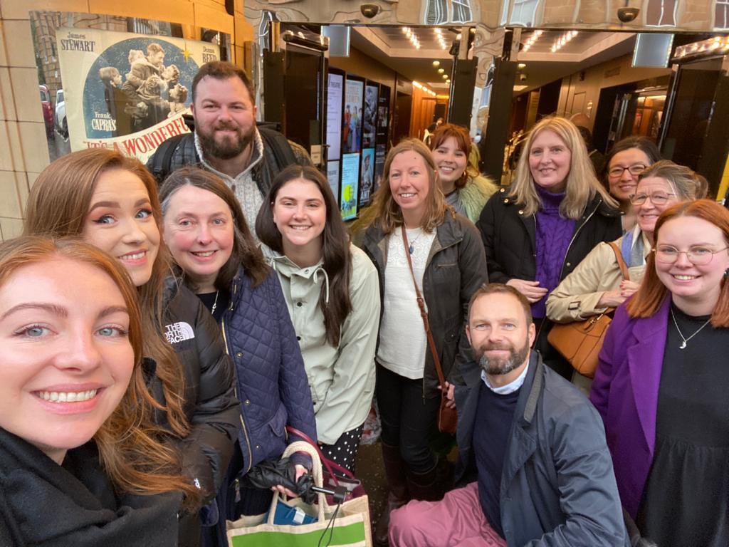 HousingOpsScot's tweet photo. Here we all are 🎄😀❄️🎁 “It’s a Wonderful life” #TeamHOS @glasgowfilm #Christmas https://t.co/lNxWBCNDIr