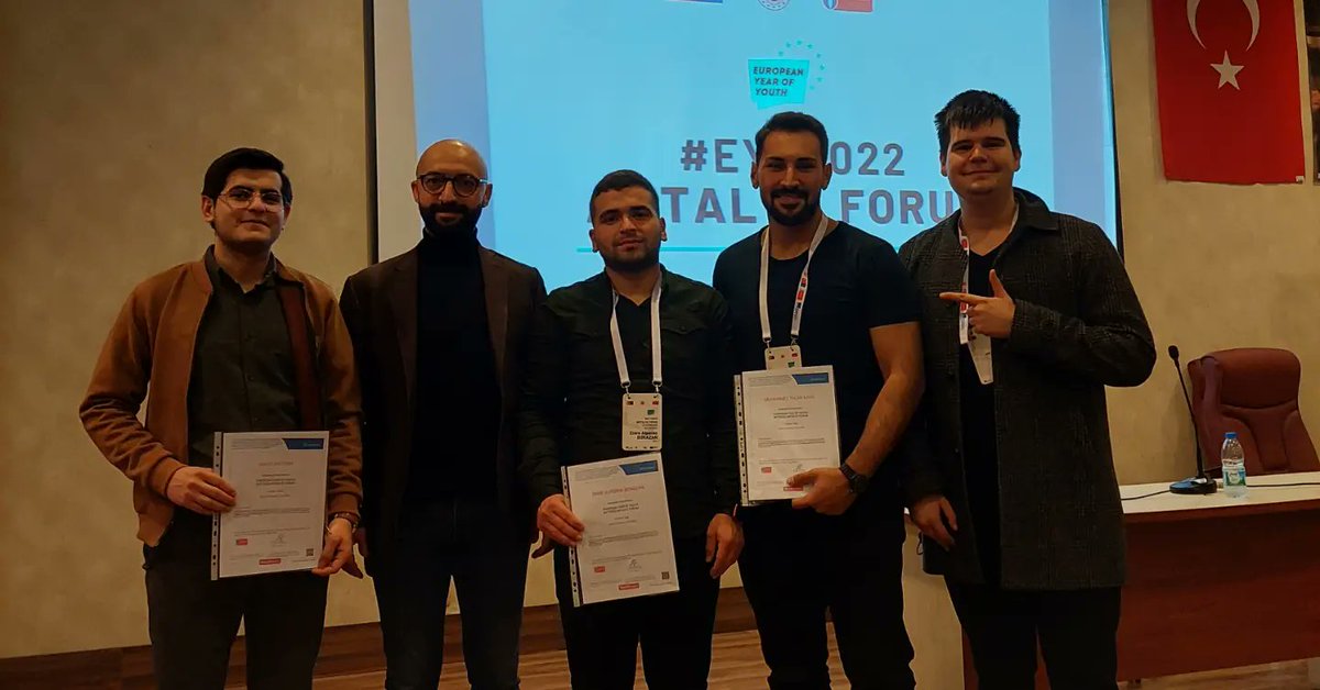 intwop's tweet photo. AVRUPA GENÇLİK YILI "EYY2022 ANTALYA FORUM" ANTALYA'DA DÜZENLENDİ

Türkiye Ulusal Ajansı tarafından düzenlenen Avrupa Gençlik Yılı Forumu 11 -14 Aralık 2022 tarihlerinde Antalya'da gerçekleştirildi. Uluslararası Çalıştay Platformu olarak katılım sağladı. https://t.co/pdjh3VQk6J