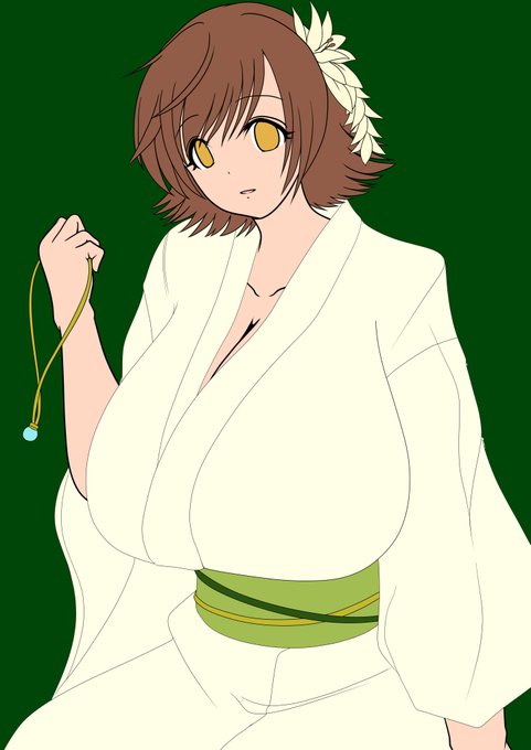 本田未央さんの下塗り
着物ってなんでこんなにえちぃんですかね・・・ 