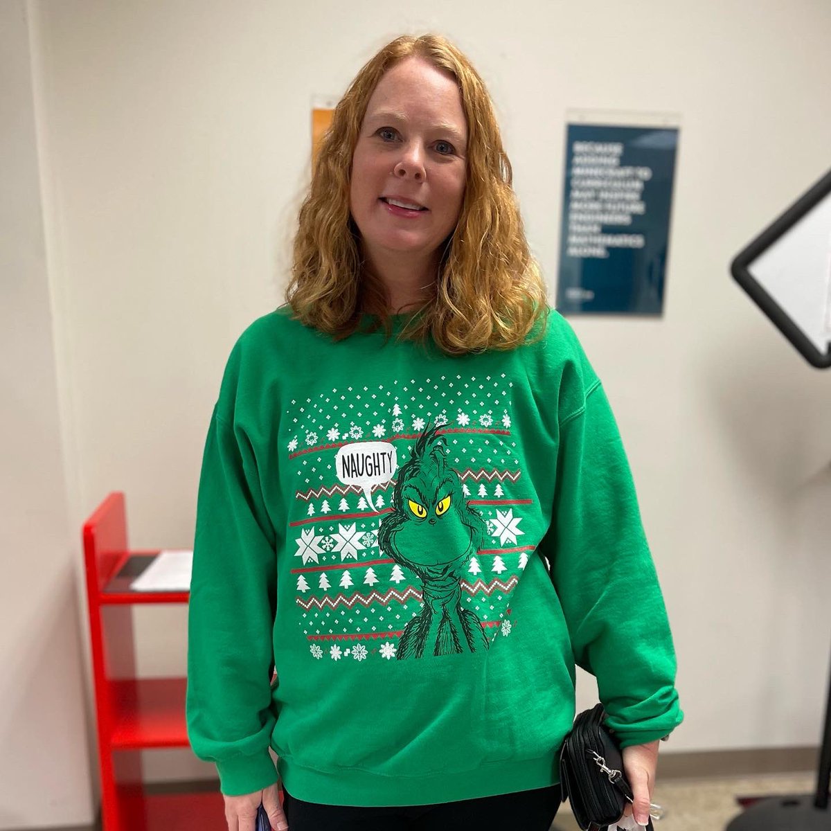 wsfcsvirtual's tweet photo. 🎄❄️🤣 #SpiritWeek Challenge .. UglySweaterDay & #GrinchDay!
Everyone is surely in the holiday spirit this year at #WSFCSVirtualAcademy (Mrs.Hall, Mrs. Sexton, and Ms. Sheppard) 🎄✨ https://t.co/508ZTKfOFs