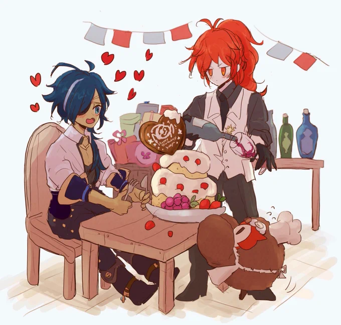 遅めのお誕生日会 