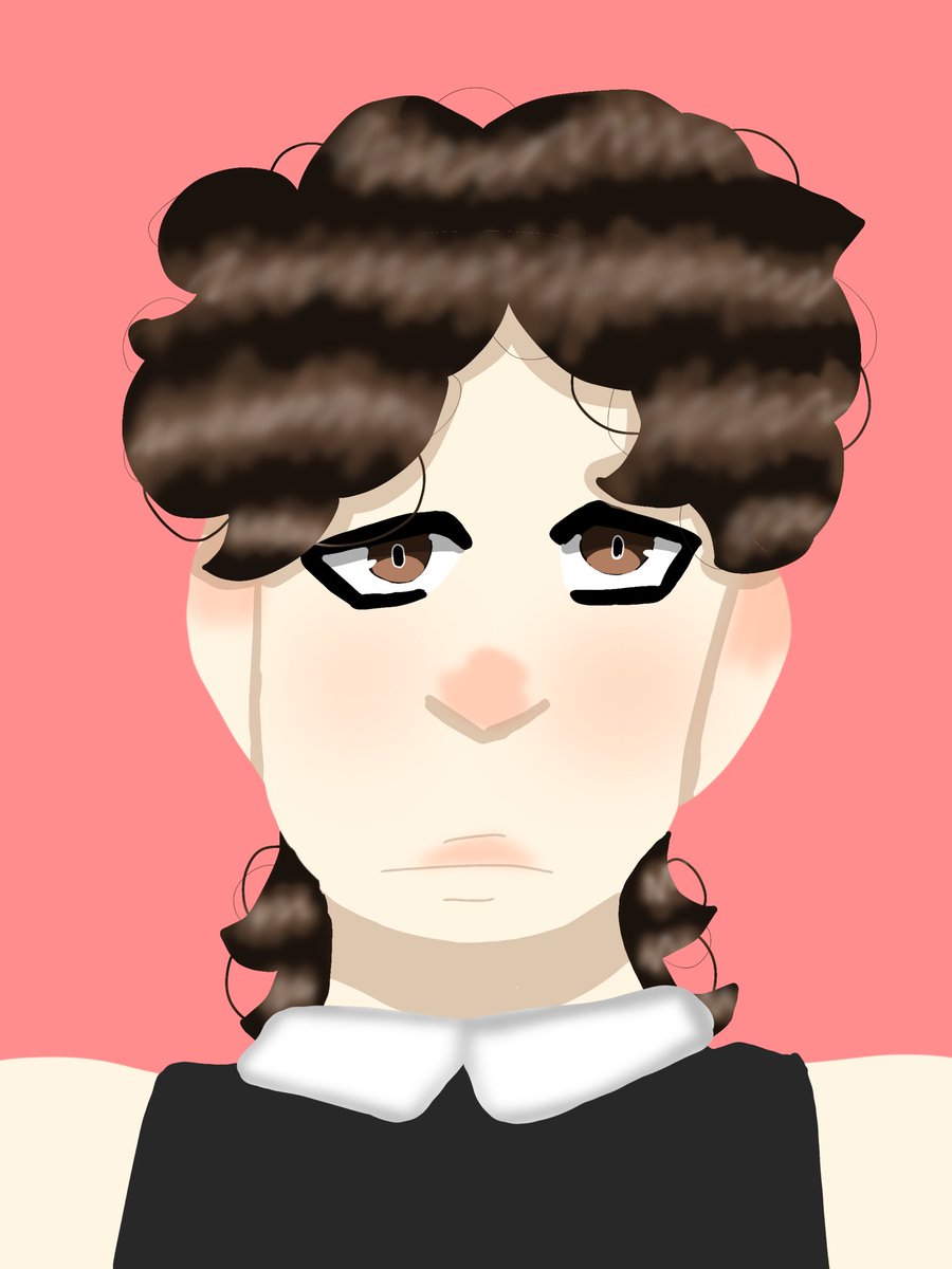 starfleshmoon's tweet photo. sef portrait #drawing #art #selfportrait https://t.co/9cDdYub3hn