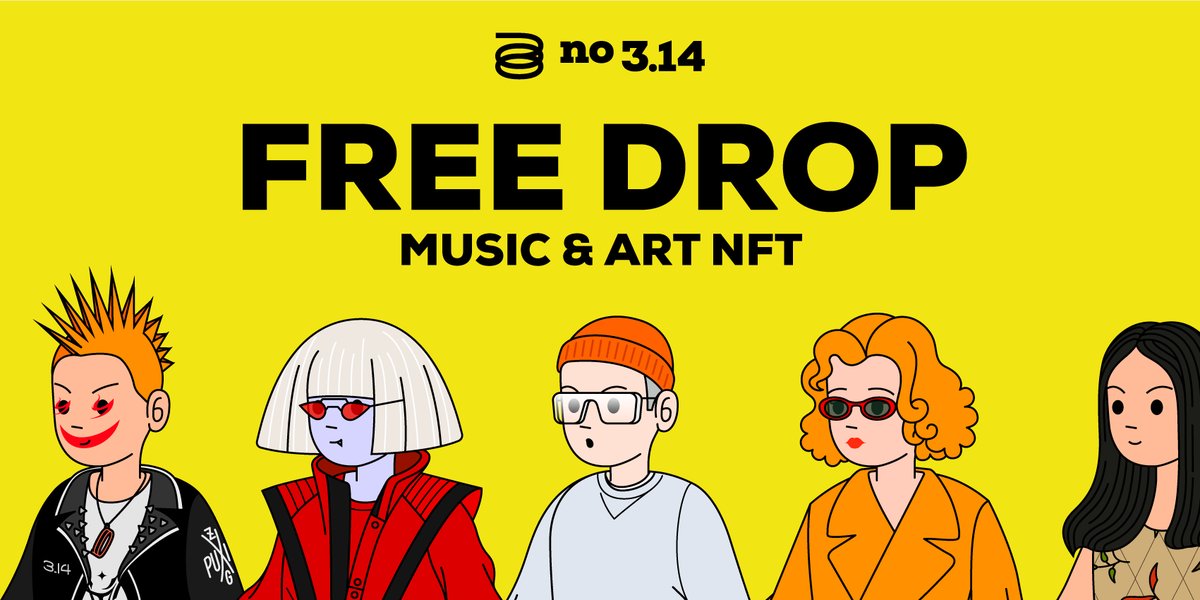 🥫 ⁿᵒ 3.14 HOLDER FREE DROP 🥫
combinable music &amp; art NFT to your wallet !

📅Whitelist Mint Date: 20 Dec 2022
⏱️Time: 19:30 (UTC+8)

#no314 #NFTs #NFTCommunity #NFTGiveaways #NFTAirdrop