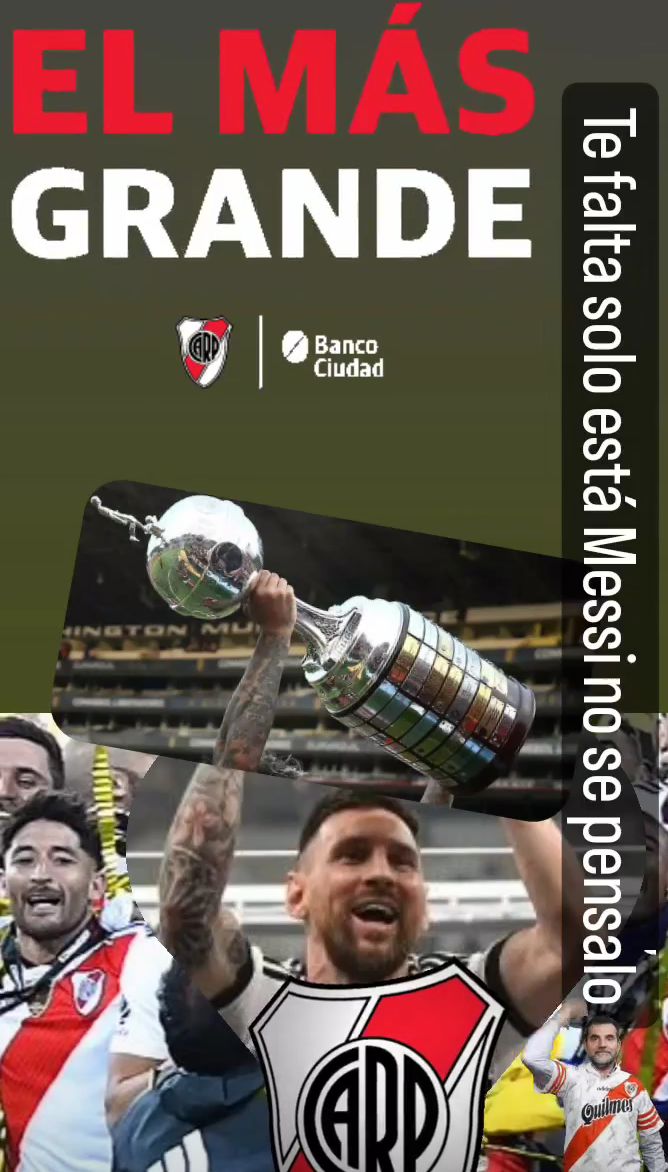 OkPabloduran's tweet photo. Puede seguír creyendo?? #river #Riverplate #EspnF90 #messi #FIFAWorldCup #Libertadores https://t.co/gB5WWD3UEu