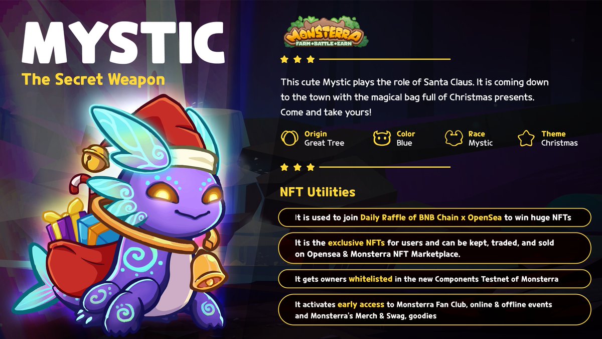 Monsterra_P2E's tweet photo. 🔥@BNBChain x @opensea #12daysofNFTs is on fire🔥
🛒Trade any #BNBChain NFTs & win rewards worth $100k+USDT NOW👉https://t.co/dvl6J1Mnvk
Interested in #Monsterra Mongens Squad? Check👉https://t.co/lN52BUtjxV
Exclusive NFTs masterpieces are craved. Like & RT to hunt them down❗ https://t.co/xAtwpDgZ0m