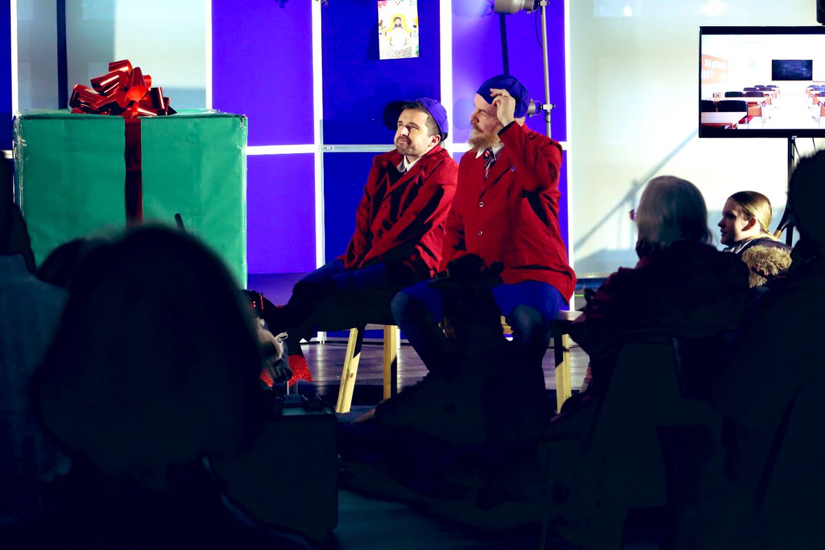 RachelGardnerRA's tweet photo. So great to get to welcome new families to @Stlukeschurchbb yesterday for our Pop Up nativity. https://t.co/1asIo8il8E