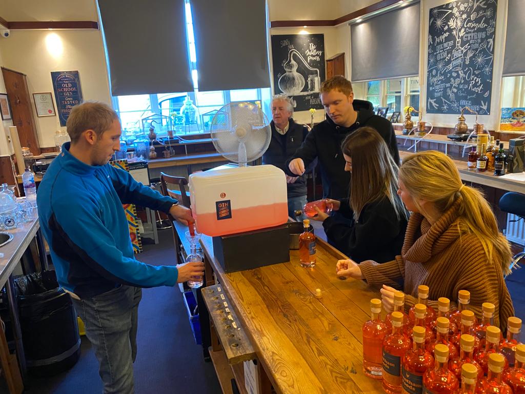 Trentham Foods team doing some great team building making Gin at Gin Jamboree last week.