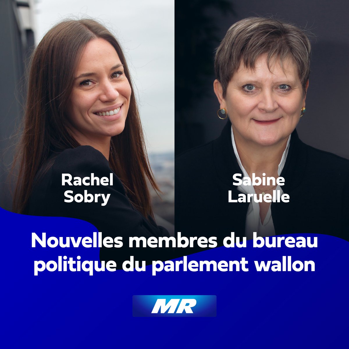 ➡️ <a href="/GLBouchez/">Georges-L BOUCHEZ</a> propose Sabine Laruelle comme #VP et <a href="/SobryRachel/">Rachel Sobry</a> comme Secrétaire du #bureau.  Elles ont les qualités requises pour occuper ces fonctions et sauront sans aucun doute oeuvrer avec détermination à la #bonnegouvernance. 

+ d’infos ? ➡️ mr.be/bureau-du-parl…