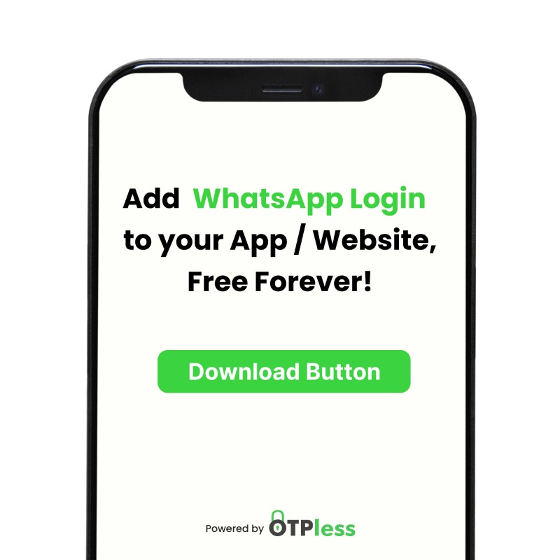 TanmaySagar1's tweet photo. Stop hassling your users with OTPs, 
Add Login with WhatsApp button to your app or website in just 5 minutes 🕓 
Free forever. Unlimited users. https://t.co/WV1knewab7