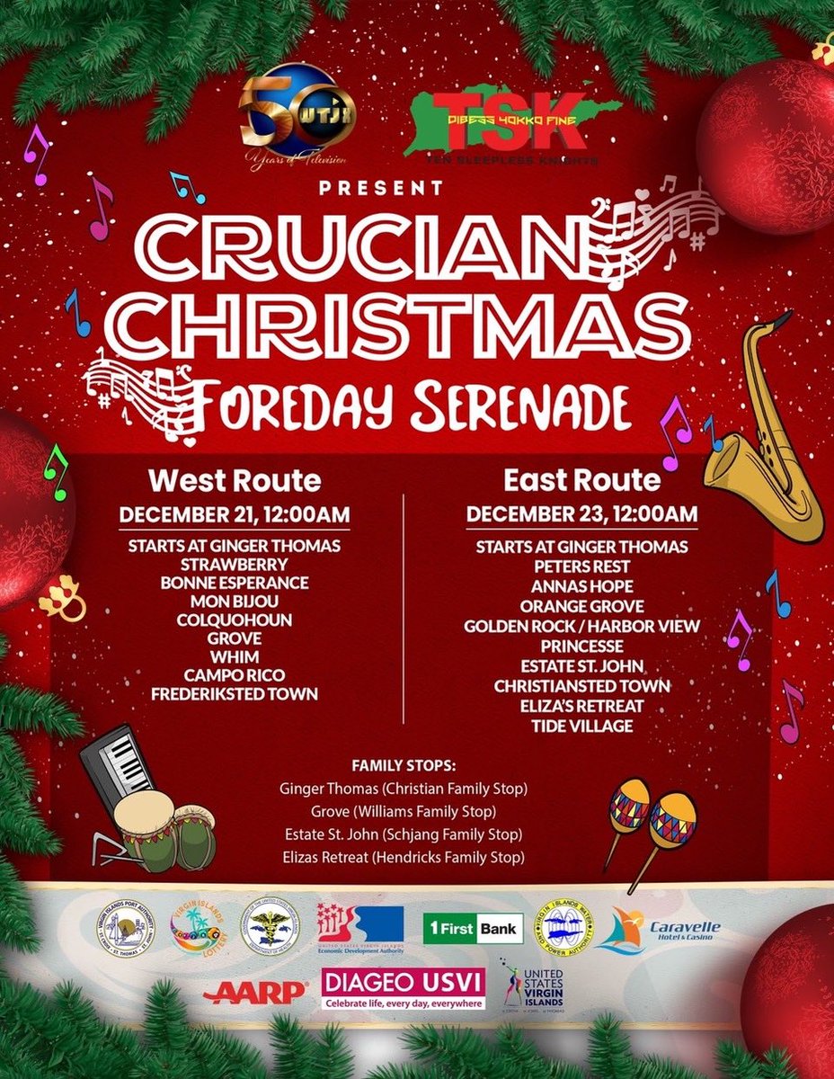 BryLocher's tweet photo. 🎶🎄Serenade this week 🎄🎶 One of my absolute favorite events at this time of year! #StCroix #USVI #Caribbean #Quelbe https://t.co/4wcoNWSJ56